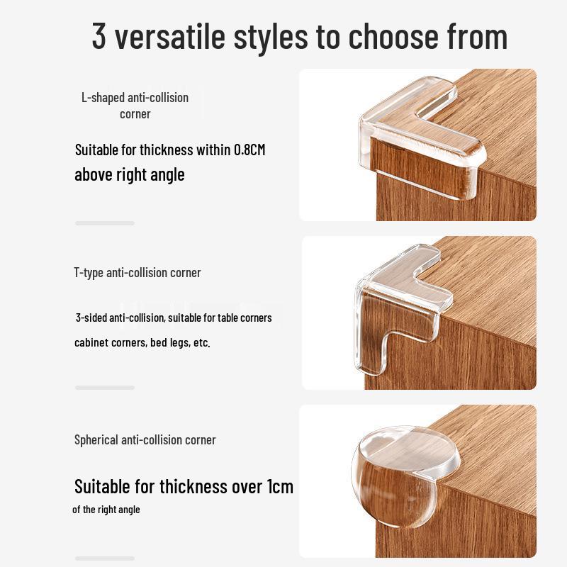 Silicone Anti-Collision Corner Protectors: Soft Safety Guards for Tables and Windows