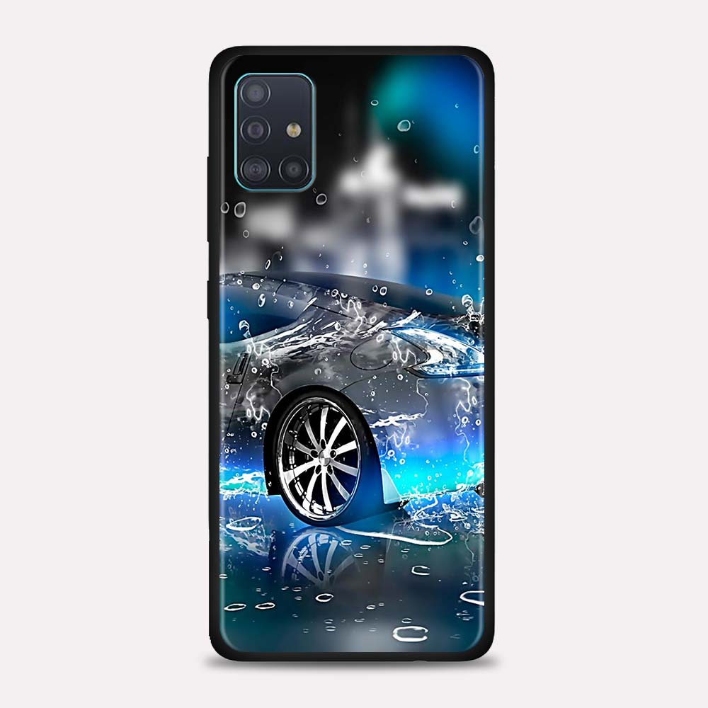 Мужской чехол для телефона со спортивными автомобилями для Samsung Galaxy A51 A71 5G A21s A11 A31 A41 A91 A72 A12 A02s, мягкий силиконовый чехол, матовый бампер