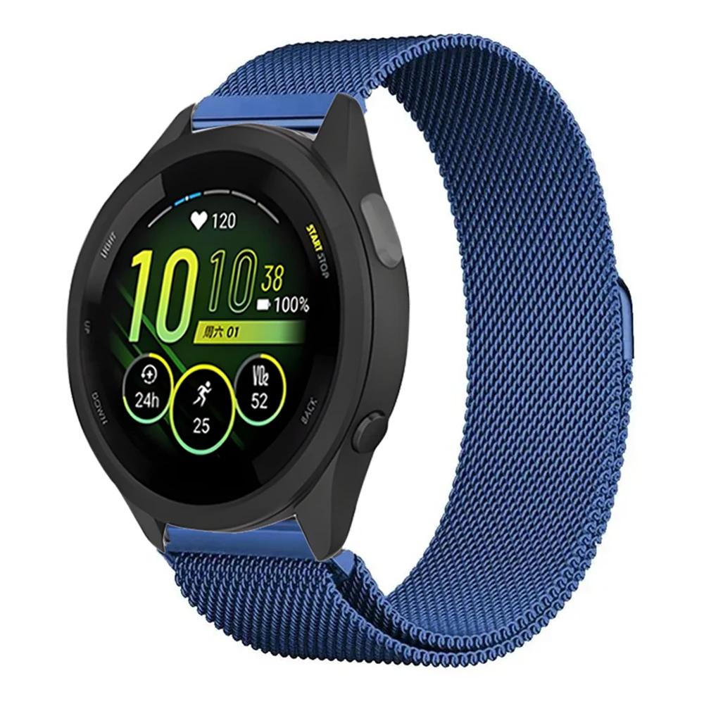 20 мм 22 мм Миланский ремешок Для Garmin Forerunner 165 55 645 265 965 255/Active 5/Vivoactive Аксессуары браслет Garmin Venu 3