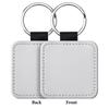 DIY Dye Sublimation Blanks Keychain Creative Double Sides Blank ID Tags Keyring  Backpack Decor