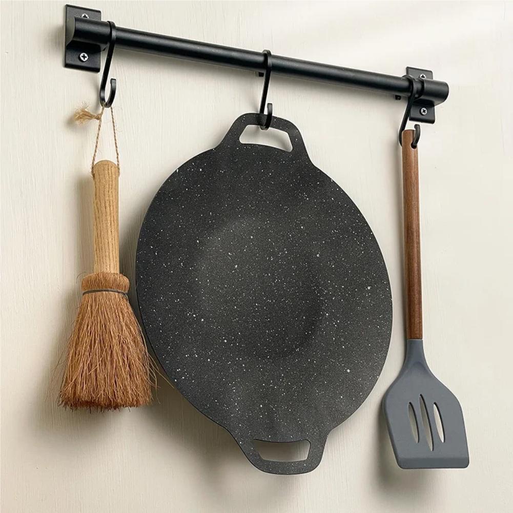 Жарочные круглые сковороды Корейский алюминий С антипригарным покрытием Сковорода-гриль для гриля Сковорода-гриль для барбекю Жарочная сковорода Гриль для барбекю на открытом воздухе Чугунные сковороды-гриль