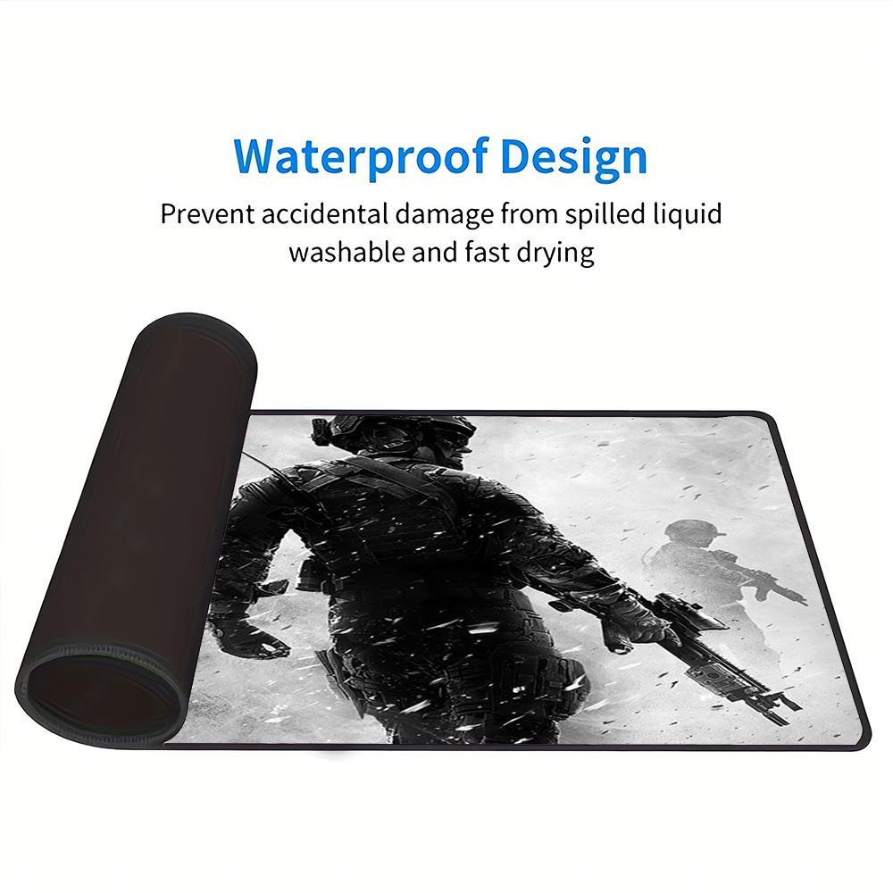 Call Duty Modern Warfare 3 Large Gaming Mouse Pad Nonslip Rubber Base Waterproof Desk Mat For Office Pc Laptop
