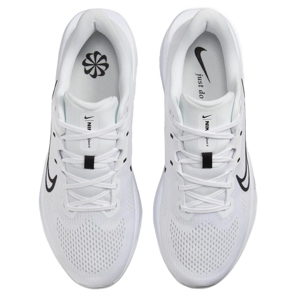 Nike Quest 6 White Black Men Sneakers Pure-Platinum FD6033-100