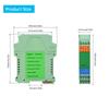 4-20mA Analog Signal Converter Isolator Signal Isolator Din Rail DC24V Voltage Current Signal Splitter Conditioner 1 IN 2 OUT
