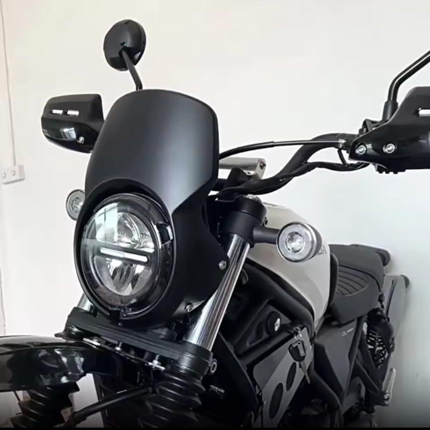 GOLDFAUST CL 250cc 500cc Бикини-обтекатель - Матовый черный, Глянцевый черный, Углеродно-черный - Передний обтекатель мотоцикла (Черный углерод)
