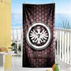Eintracht Frankfurt Personalized Text Beach Towel Super Soft Microfiber Quickdry Fabric