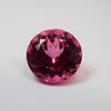 Natural Pink Ruby Loose Gemstone 17.35 ct Round Cut Earing Size for Jewelry Making and Crafts
