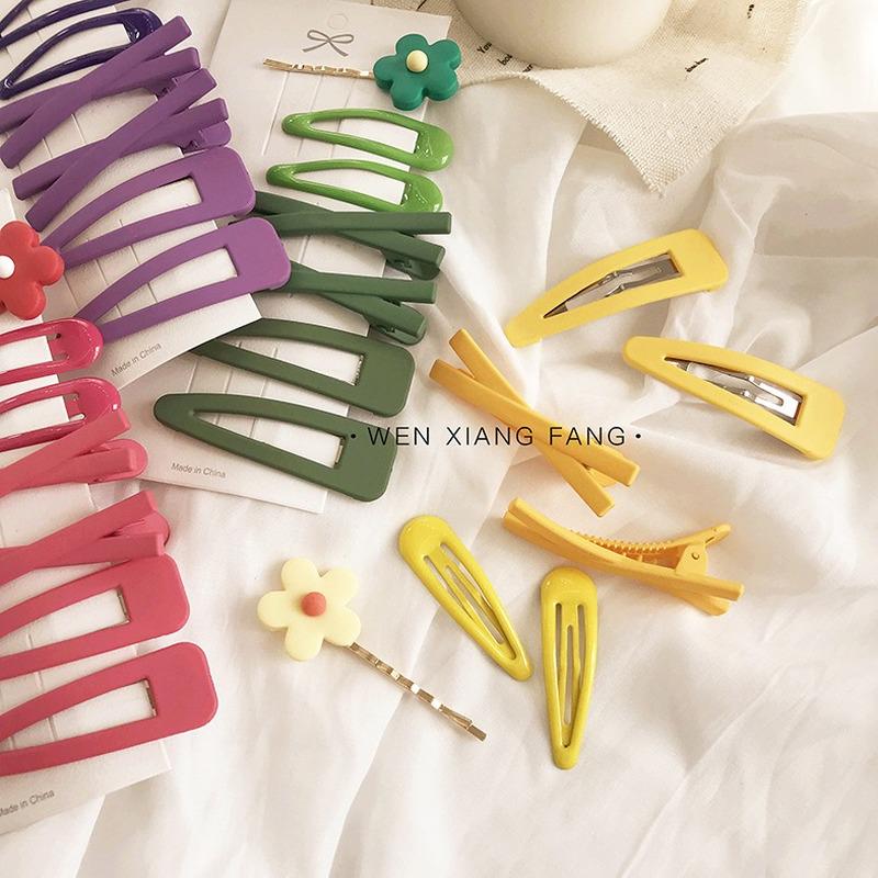 Милые заколки для волос ярких цветов, милые женские аксессуары для волос, заколка для волос в корейском стиле для девочек, детские подарки