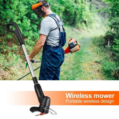 Многофункциональный перезаряжаемый электрический триммер для травы, беспроводной бытовой садовый инструмент, резак для обрезки газона, газонокосилка для травы