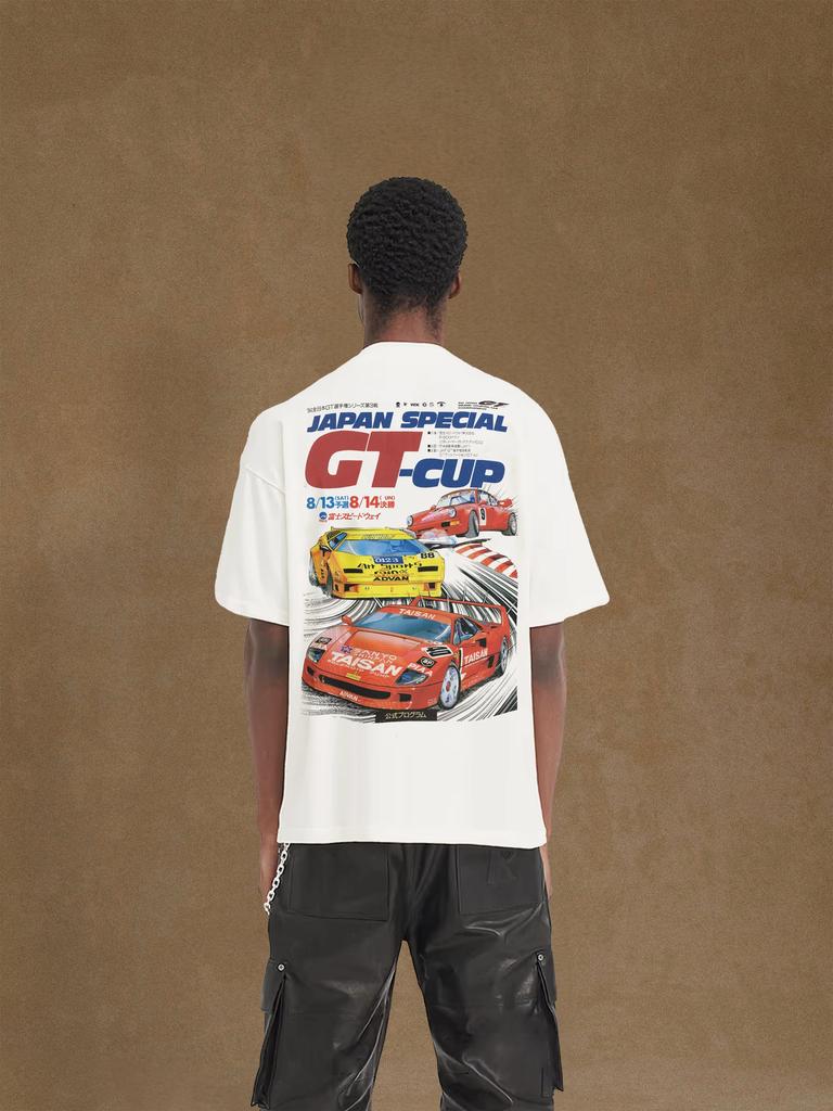 American Hip Hop Street Vintage T-Shirt Men's Oversized Y2k Harajuku T-shirt Casual Sports Cotton Short Sleeves Man's Clothing