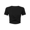 Womens/Ladies Twisted Crop Top
