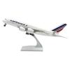 Миниатюрные игрушки самолеты в масштабе 1/240, самолет 30 см Air France A380 Airways для мальчиков, набор для сборки модели самолета (С подставкой) Авиация