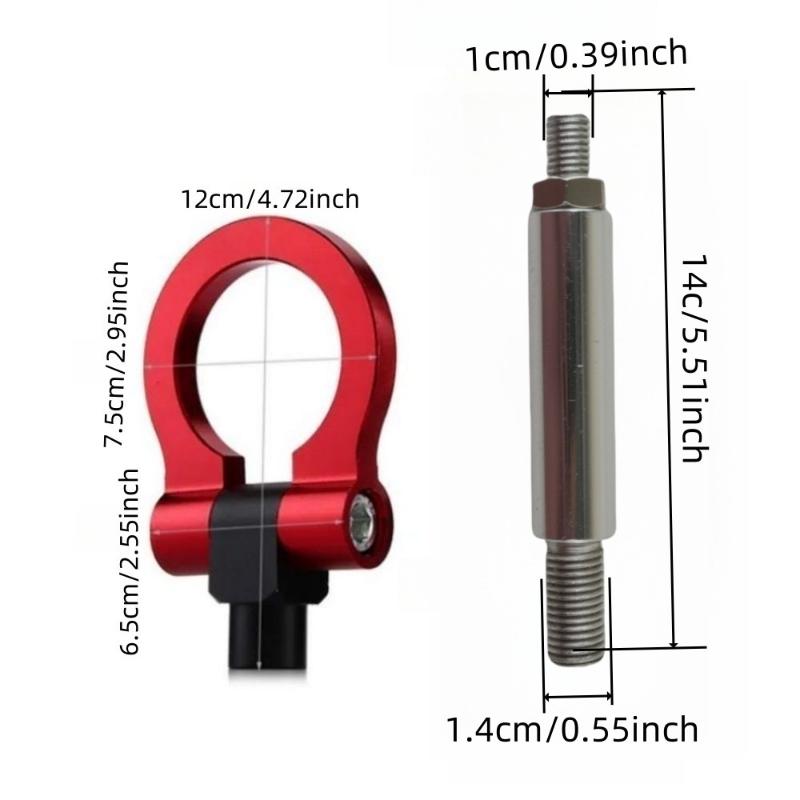 Car Accessories Fit for Wuling Hongguang S16 Aluminum Alloy Tow Hook Multi-Color Optional Dedicated Fit Durable Rust-Proof