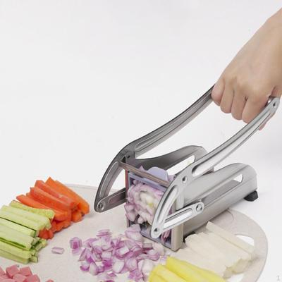 Резак для картофеля фри, нескользящая присоска, слайсер для картофеля фри для всего картофеля