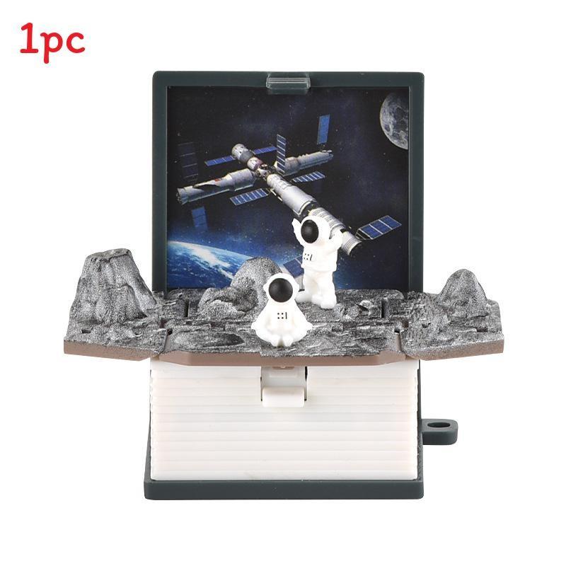Брелок-брелок 3D Pop-Up Puzzle Book с сценой крепости для снятия стресса и в качестве креативного подарка