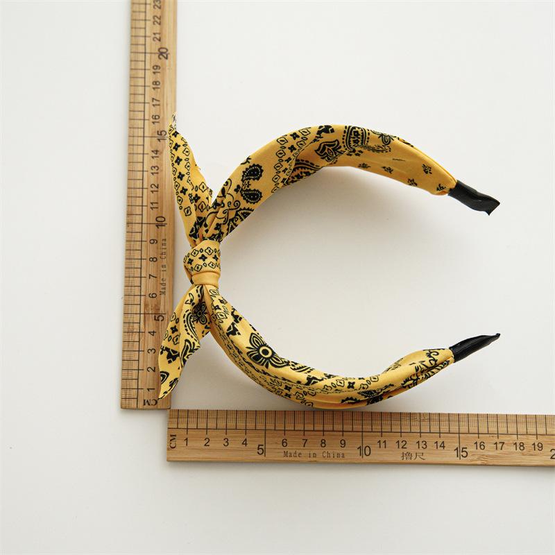 Модные широкополые повязки на голову с двойным слоем бантов, аксессуары для волос с большим бантом и боковым узлом, обруч для волос для женщин