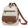 Commuter Backpack Large Capacity Women's Soft Leather Backpack