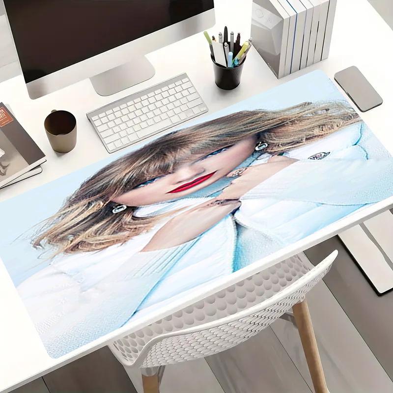 Taylor Theme Mouse Pad, Non Slip Rubber Base, Multifunctional Office & Home Decor, Perfect for Workspace Personalization.