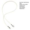 Bag Shoulder Strap Slim Faux Leather Snap Hook Clip Long Replacement Heavy