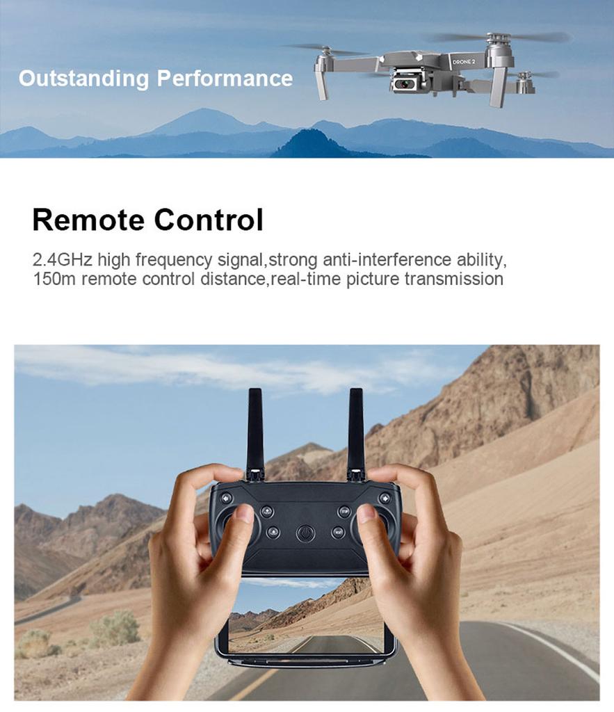 Drone X Pro 2.4G Selfie WIFI FPV With 1080P HD Camera Foldable RC Quadcopter RTF