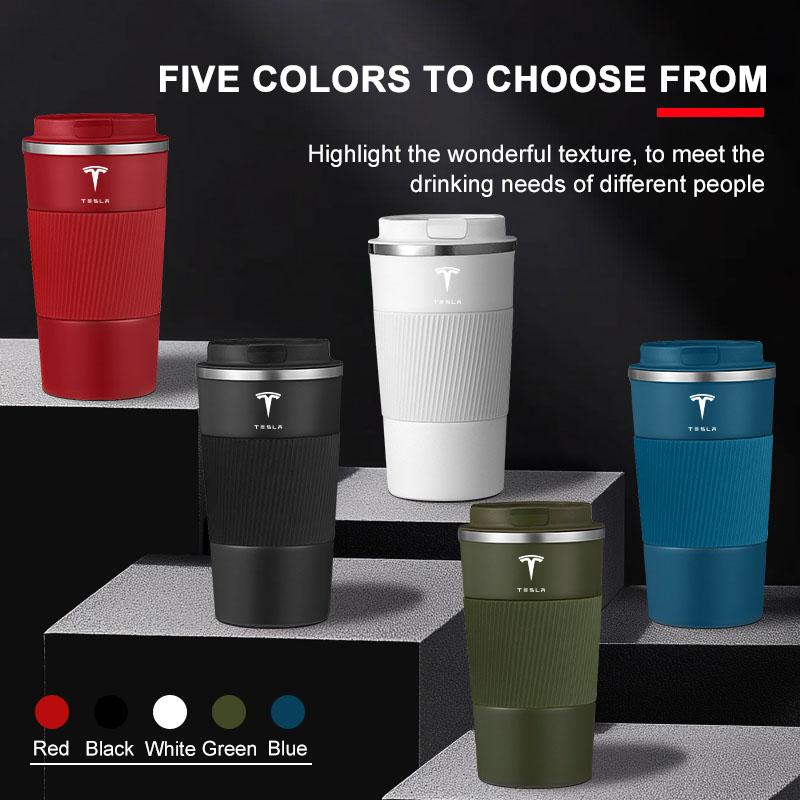 Автомобильные термосы, кофейная кружка, дорожные, портативные, термоизолированные бутылки для Tesla Model S, Model X, Model Y, Model 3, Roadster, аксессуар SpaceX