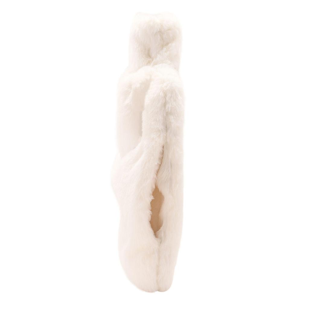 Sophia Layers Soft Faux Fur 1.7L Muff Hot Water Bottle - White