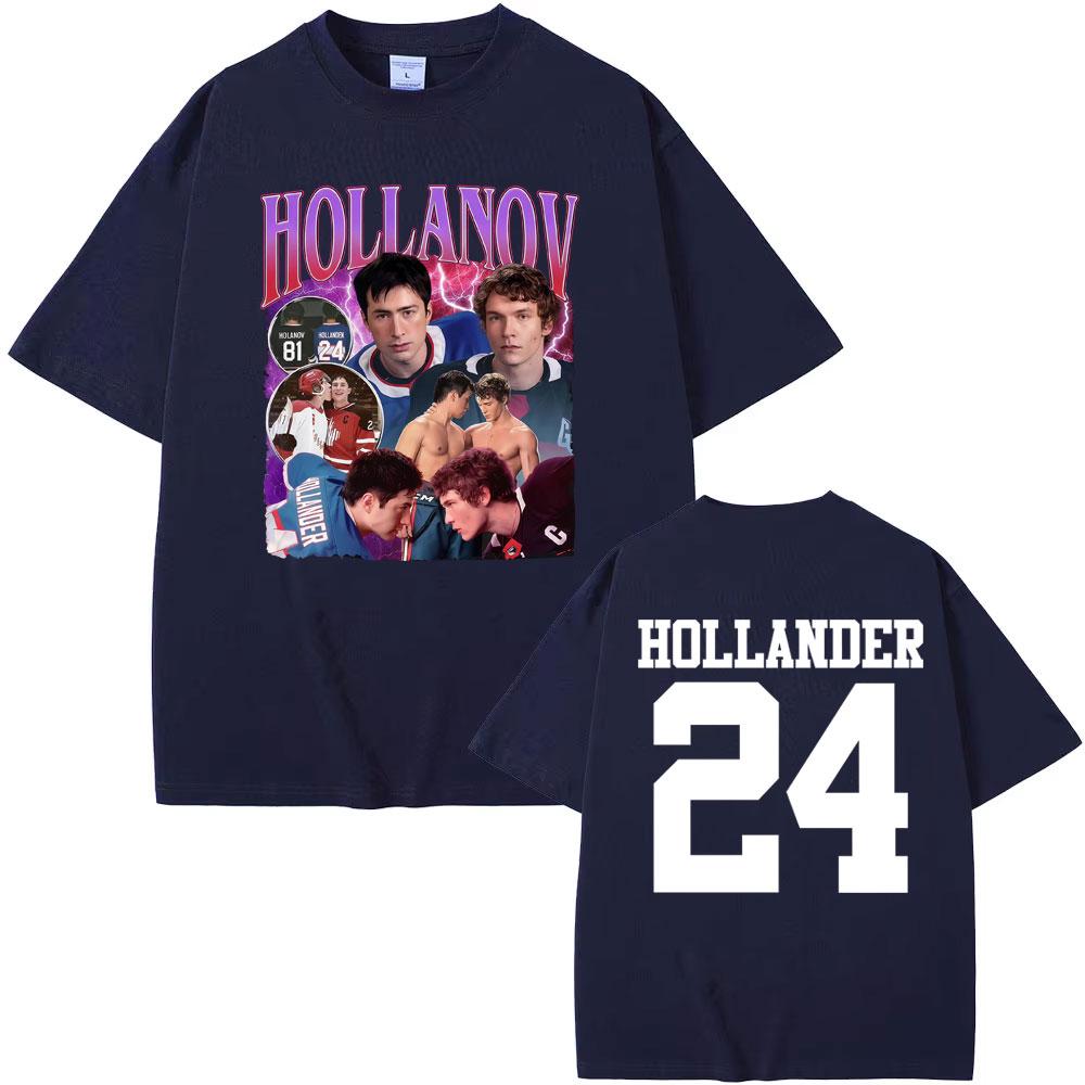 Shane Hollander Ilya Rozanov Heated Rivalry T Shirts Men Women Harajuku Style Summer T Shirt Cozy Short Sleeve Oversized TShirt