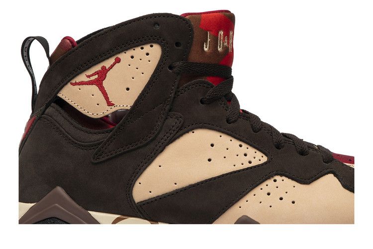 Men's Sneakers Jordan 7 Retro Patta Shimmer Shimmer/Tough Red-Mahogany Mink-Velvet Brown