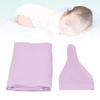 Детское пеленальное одеяло, мягкое одеяло для новорожденных, полотенце и шапочка, набор для новорожденных, большой размер