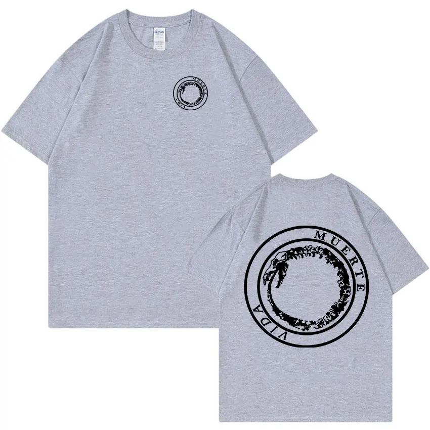 Canserbero Graphic Print T Shirt Women Unisex Vintage Fashion Short Sleeve Womens Cotton Oversized T Shirt Hip Hop Streetwear Tees Tops