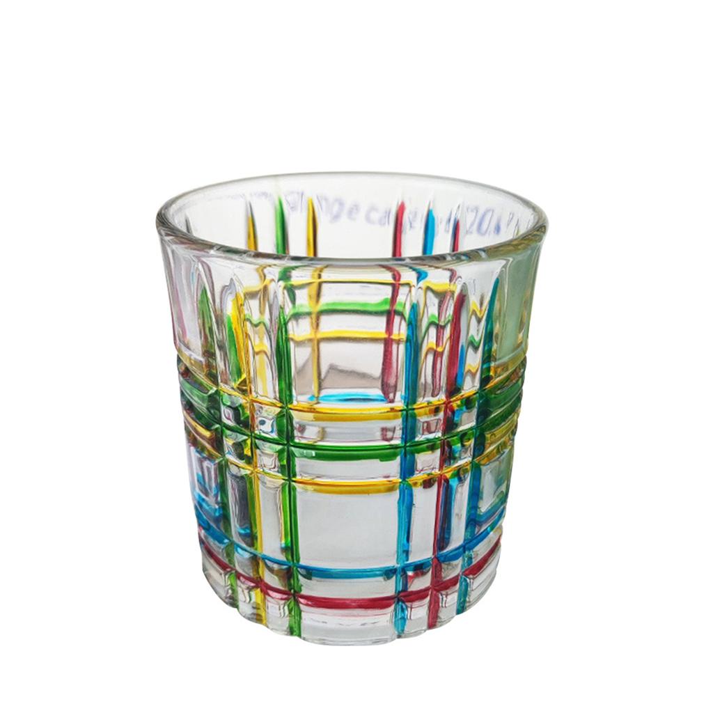 Расписной стеклянный стаканчик, креативный европейский стиль, высокое качество, ручная роспись, портативное украшение для дома, стакан для виски, разные стили