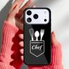 Чехол для телефона с принтом 'Люблю выпекать Шеф-нож' для iPhone 17 16 15 14 13 Pro Max Задняя крышка для 12 11 Pro Coque