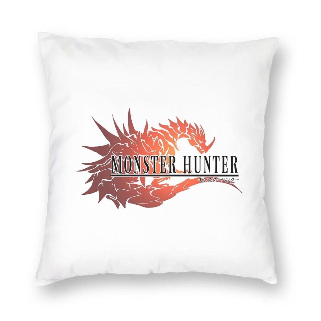 Monster Hunter Wilds Arkveld Квадратная Наволочка Подушка Чехол Подушка Декоративная Подушка для Дома Дивана Гостиной