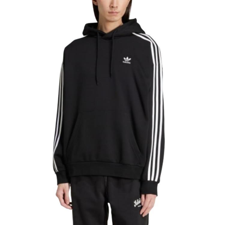 adidas Толстовка с капюшоном Adicolor Baggy Fit черного цвета для мужчин в уличном стиле JC6251