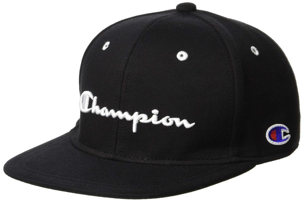 Champion Straight Size cm Men's Cap, Black, 57.0-59.0 (21.8-22.8 inches)