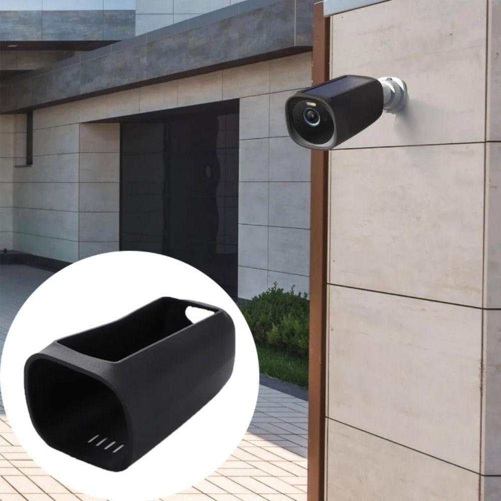 Waterproof Silicone Case Soft Camera Protection Case for Eufy Security S330 Security Camera