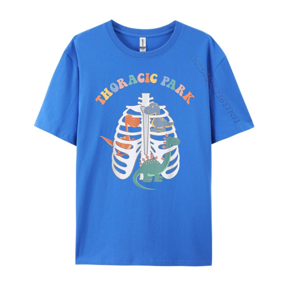 Groovy Thoracic Musculoskeletal Park Funny Dino Nurse Funny Shirts Fashionable and Trendy Man Clothes Gothic Style