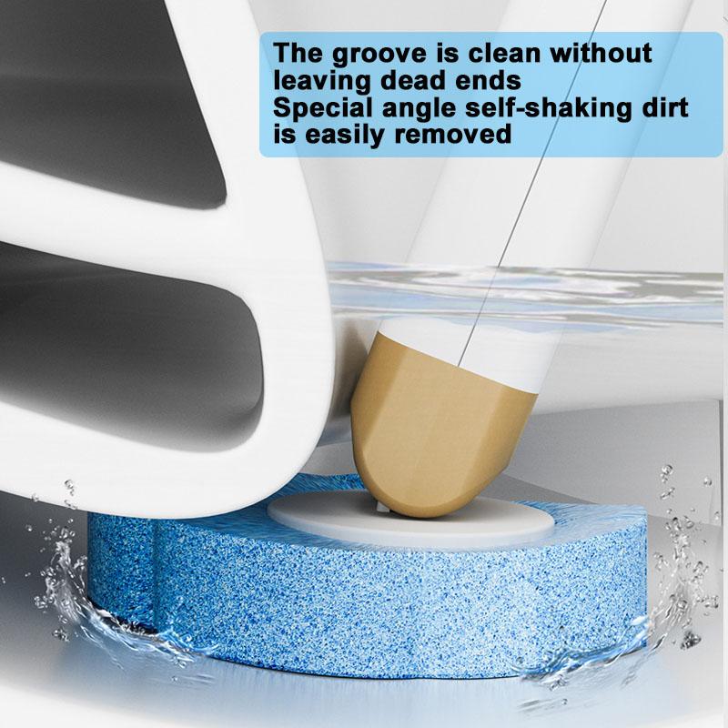 Набор для чистки унитаза Набор туалетной щетки с длинной ручкой с настенным ящиком для хранения 12 ароматерапевтических насадок для освежения