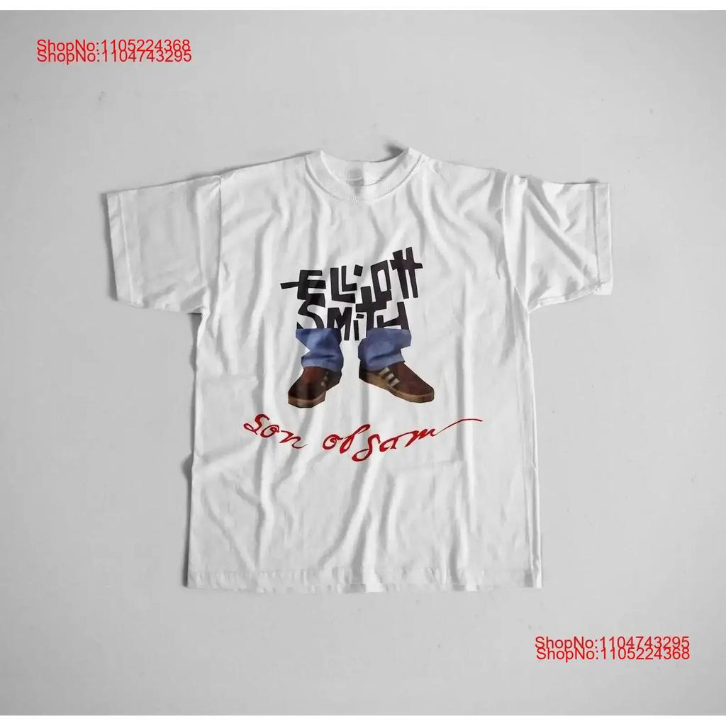 Elliott Smith vintage T Shirt Indie Folk Pop Rock Music Artist Eit unisex Washed Stretched fashion Breathable vintage Washed