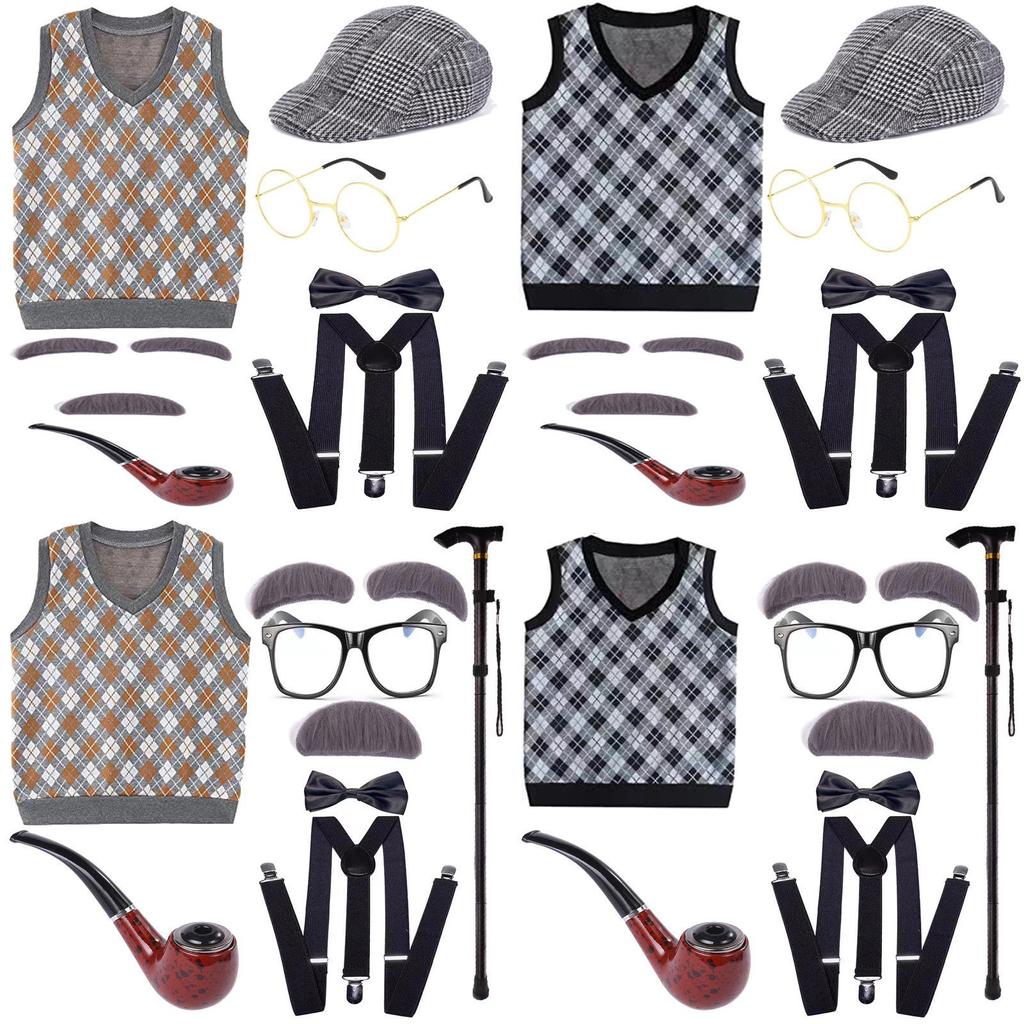 Очаровательный детский костюм дедушки из полиэфирного волокна для мальчиков различных цветов и размеров