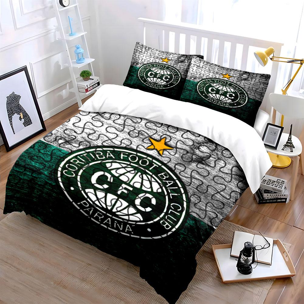 Football Club Logo Bedding Set Bedding Duvet Cover Set Duvet Cover Pillowcases (1 * Duvet Cover 2 * Pillowcases, without duvet insert)