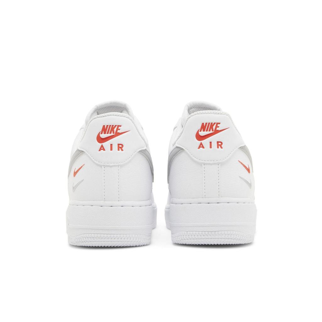 Nike Air Force 1 '07 'Двойной Свуш - Белый Пикантный' (унисекс) Белый / Пикантный Красный / Серый Волк Кеды для скейтборда FD0666 100