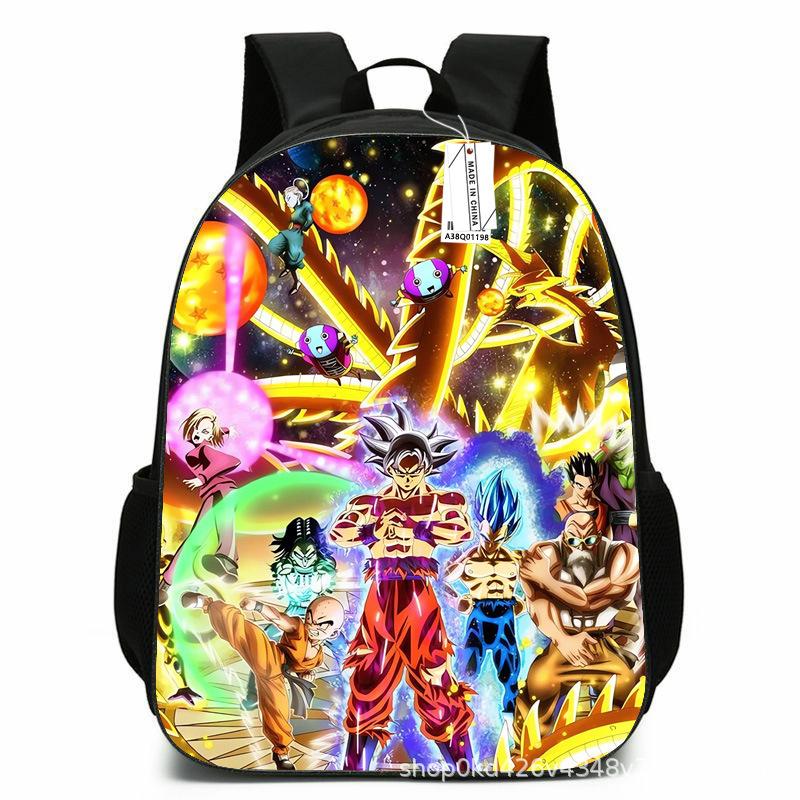 Рюкзак Dragon Ball 2 Анимированные персонажи Детский ранец для начальной школы 1-3-6 класс Сумка для компьютера