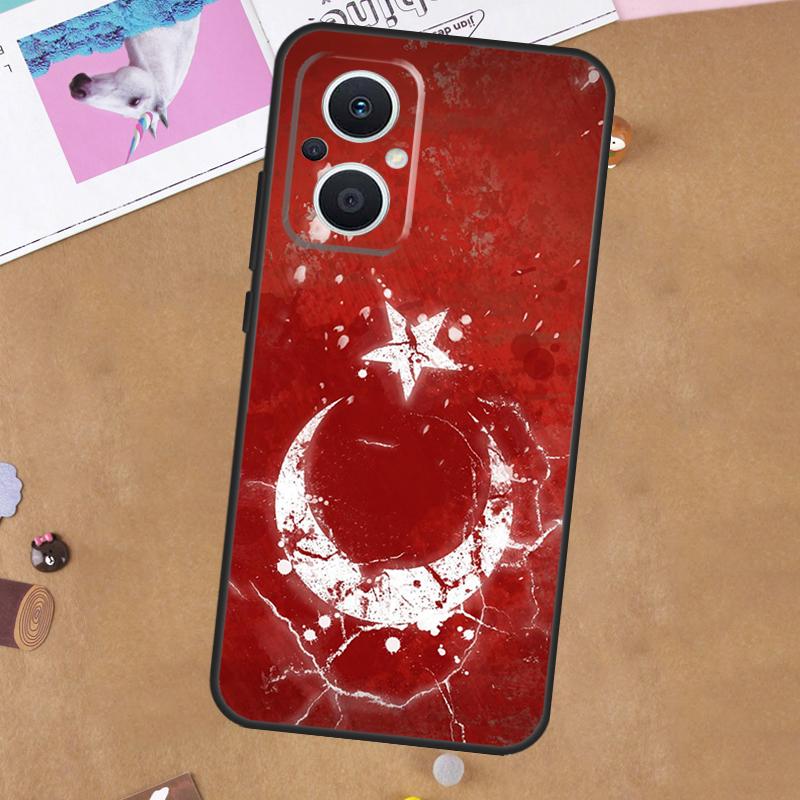 Чехол Турция Турецкий флаг для OPPO Reno 11 10 Pro 8 7 6 5 4 Lite 8T 5Z 4Z 11F OPPO Find X5 X6 Pro X2 Neo X3 Lite