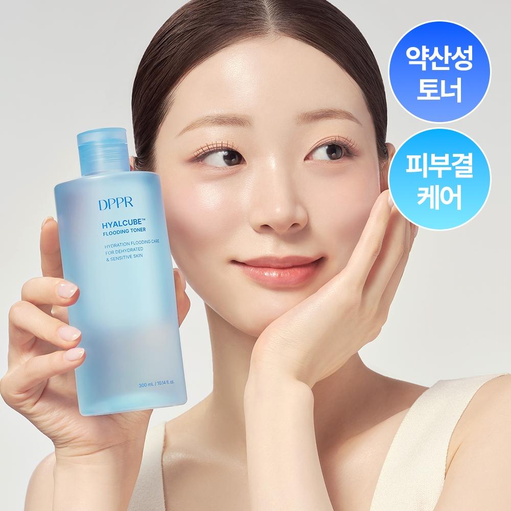 Dipper [Успокаивающий с гиалуроновой кислотой, слабокислотный] Dipper Hyaluronic Acid Hyalcube Увлажняющий тонер 300 мл