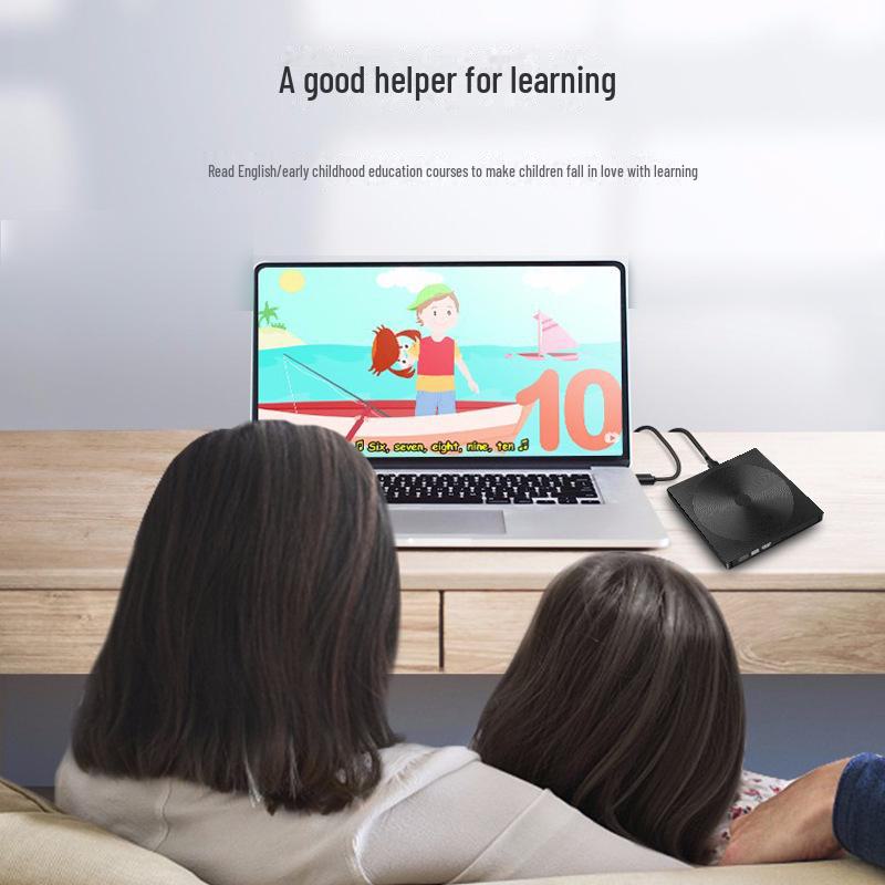 Внешний DVD-рекордер USB/Type-C для ноутбуков и настольных компьютеров