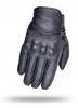 WOLF LEATHER MOTORCYCLE GLOVES ROADSTER BLACK
