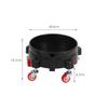 Rolling Bucket Dolly for Car Washing, Heavy Duty Plastic Drum Dolly Bucket Dolly with 5 Swivel