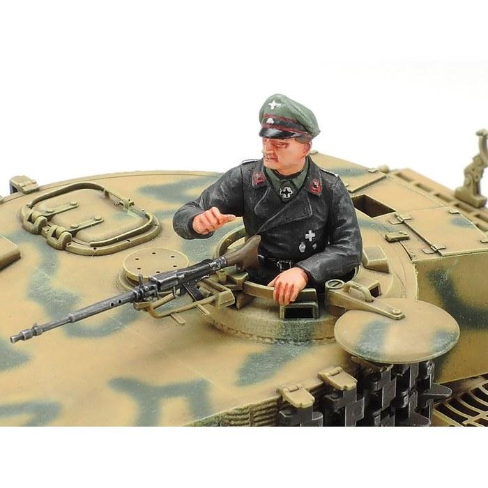 Tamiya 1/35 Military Miniature Series No. 194 German Heavy Tank Tiger I Mid-Production Type Plastic Model 35194 Molded Color