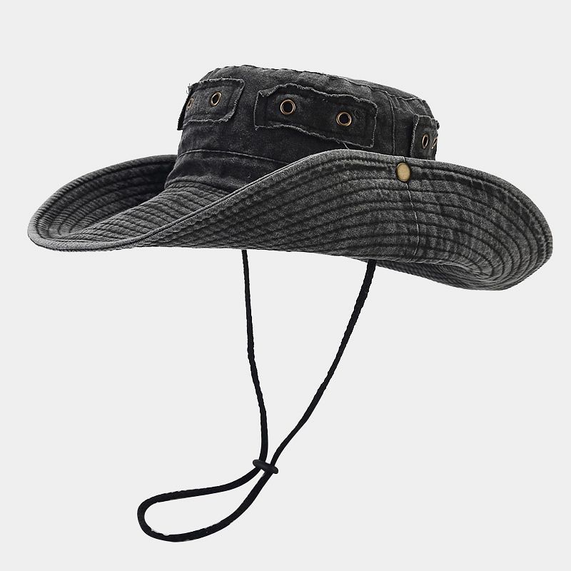 Кепка рыболова из вымытого денима Tooluck Western Fisherman для горячих девушек, солнцезащитная кепка для альпинизма, весенняя и осенняя дорожная кепка от солнца